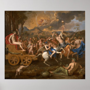 Poussin - The Triumph Of Bacchus Poster