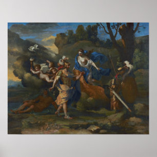 Poussin - Venus Showing Her Weapons Poster