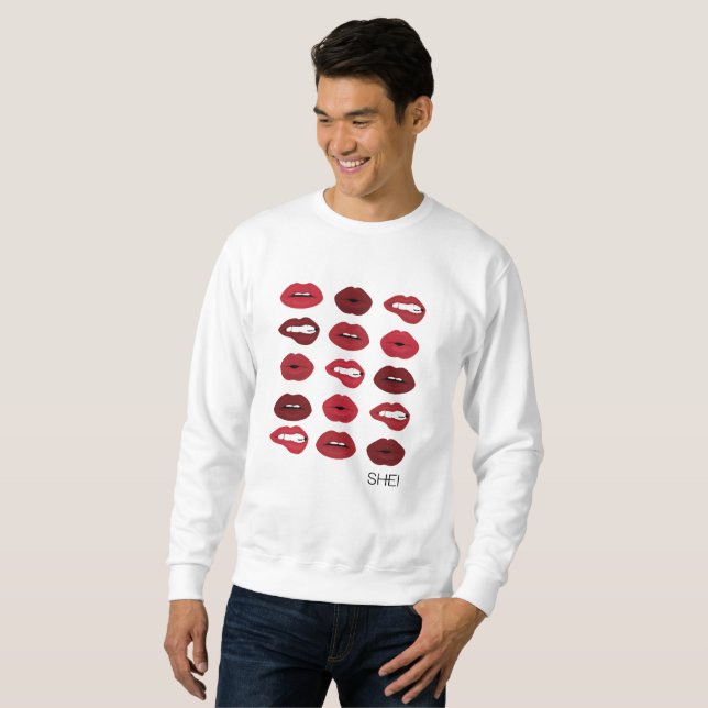 Pout Crewneck Sweatshirt (Front Full)