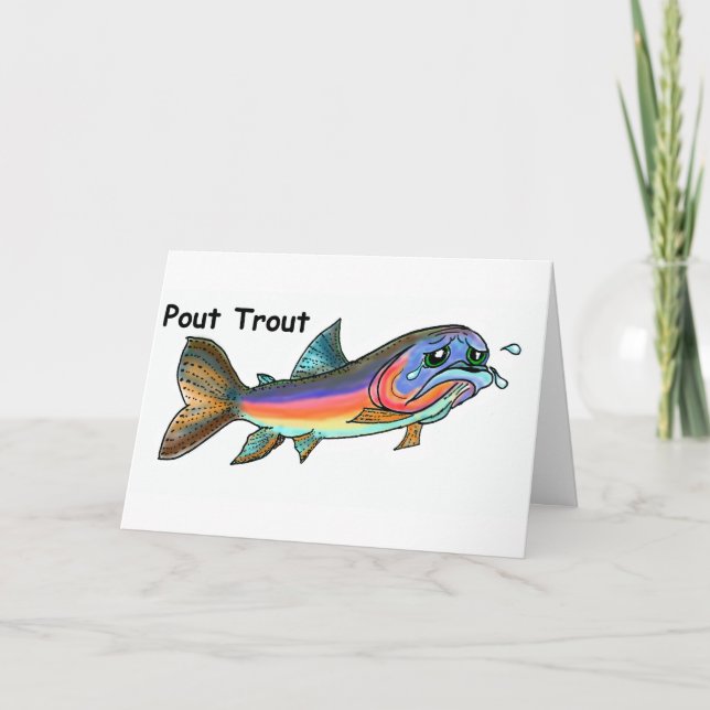 Pout Trout Card (Front)
