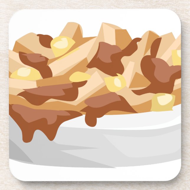 poutine coaster (Front)
