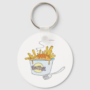 poutine keychain