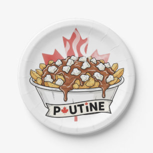 Poutine Paper Plate
