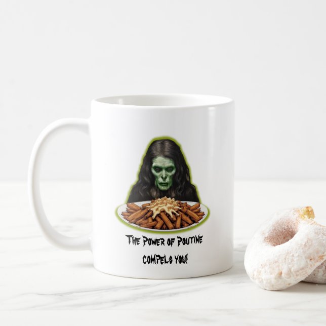 Poutine power coffee mug (With Donut)