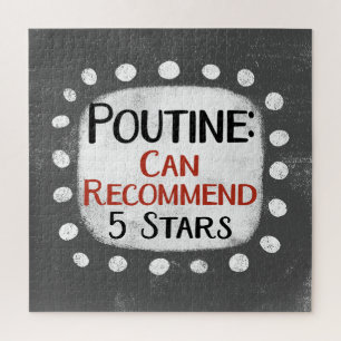 Poutine Review 5 étoiles Jigsaw Puzzle Puzzle