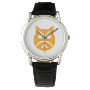 Pouting Emoji Cat Watch