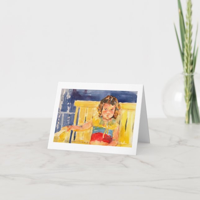 Pouty All Occasion Greeting Card (Front)