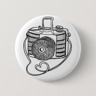POUVA LOVE BY VOL25 2 INCH ROUND BUTTON