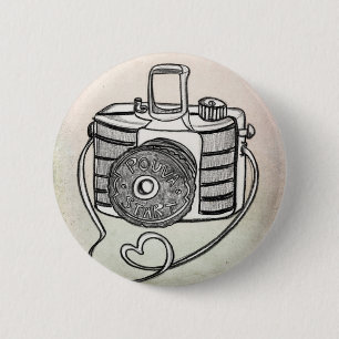 POUVA LOVE IN COLOR BY VOL25 2 INCH ROUND BUTTON