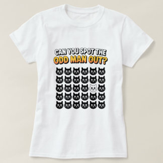 Pouvez-vous repérer le T-Shirt drôle homme étrange