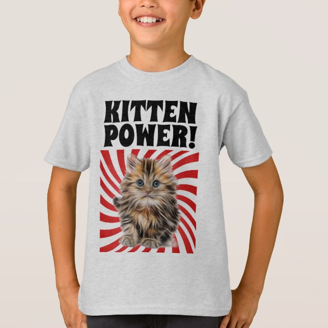 POUVOIR DE LA CUISINE, T-shirts pour chat, T-shirt (Devant)
