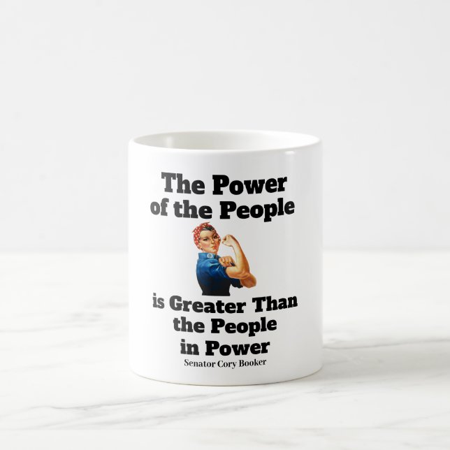 Pouvoir du peuple Café Mug (Centre)