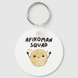 Pover Afikoman Squad Cute Pesach Toddler Kids Keychain