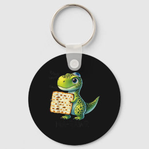 Pover Maror Ma-roar Dinosaur Funny Pesach Toddler Keychain