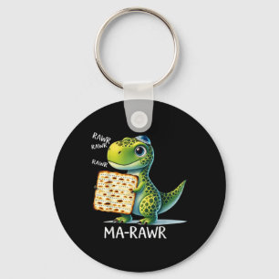 Pover Maror Ma-roar Dinosaur Funny Pesach Toddler  Keychain