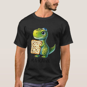 Pover Maror Ma-roar Dinosaur Funny Pesach Toddler T-Shirt