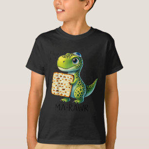 Pover Maror Ma-roar Dinosaur Funny Pesach Toddler  T-Shirt