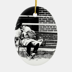 Poverty Ceramic Ornament