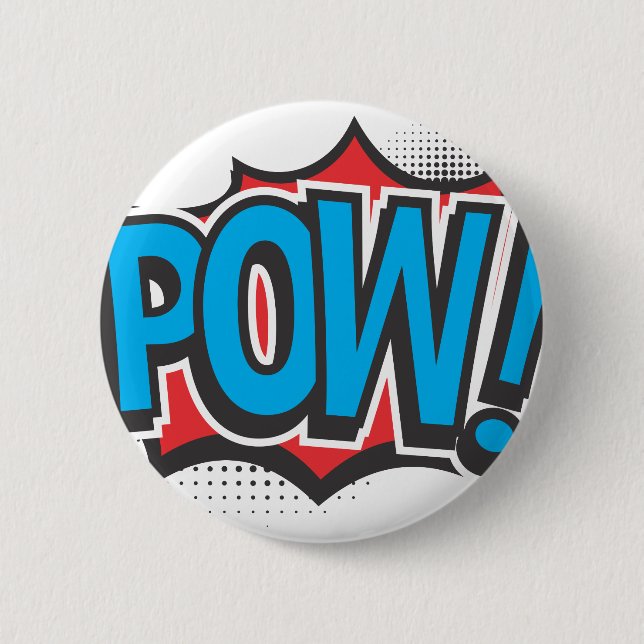 POW 2 INCH ROUND BUTTON (Front)