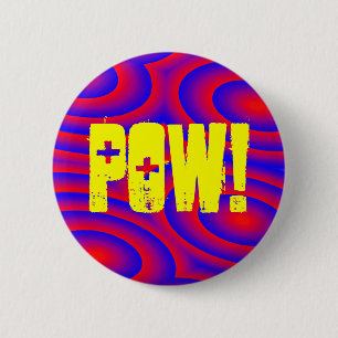 POW! 2 INCH ROUND BUTTON
