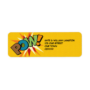 POW Amusement Bande Dessinée Rétro Pop Art