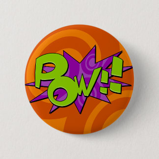 Pow Comic Book Badge 2 Inch Round Button