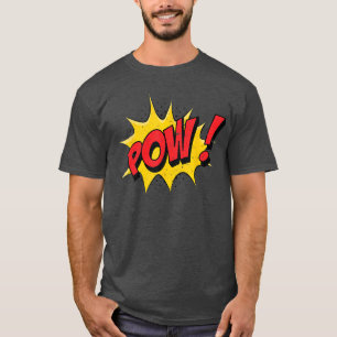 POW Comic Book Cartoon Funny Pop Art retro T-Shirt