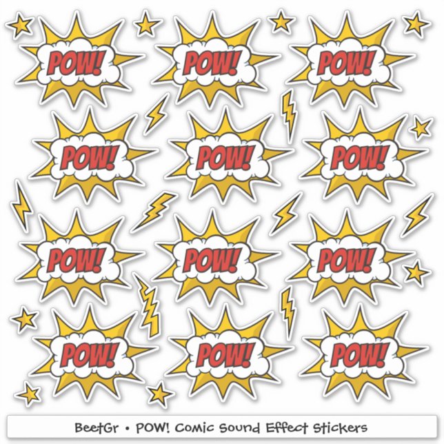 Pow Comic Sound Effect (Front)