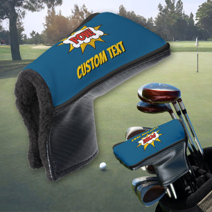 Pow Comic Sound Effect Golf Head Cover