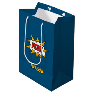 Pow Comic Sound Effect Medium Gift Bag