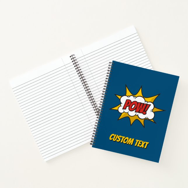 Pow Comic Sound Effect Notebook (Inside)