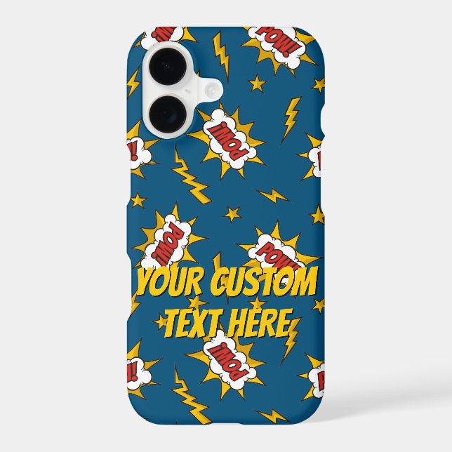 Pow Comic Sound Effect Pattern (Back)