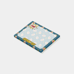 Pow Comic Sound Effect Pattern Post-it Notes