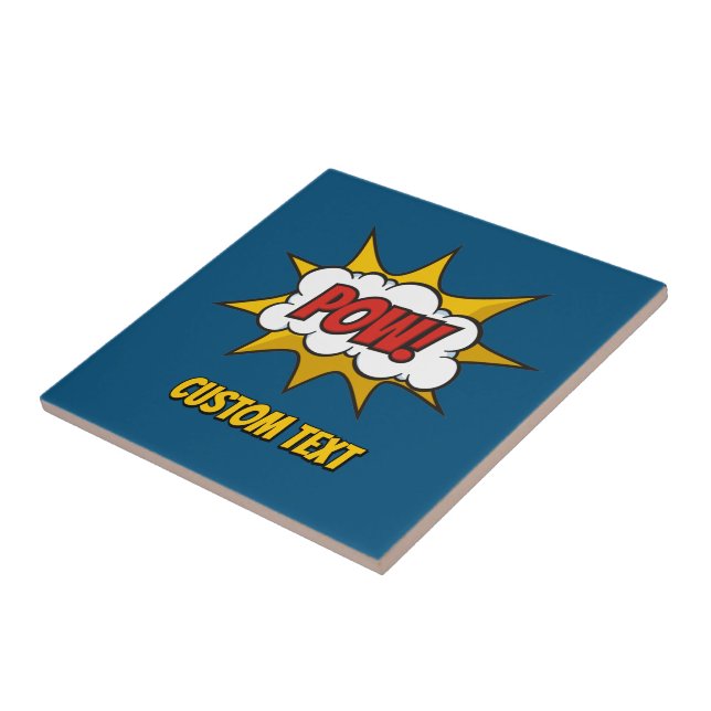 Pow Comic Sound Effect Tile (Side)
