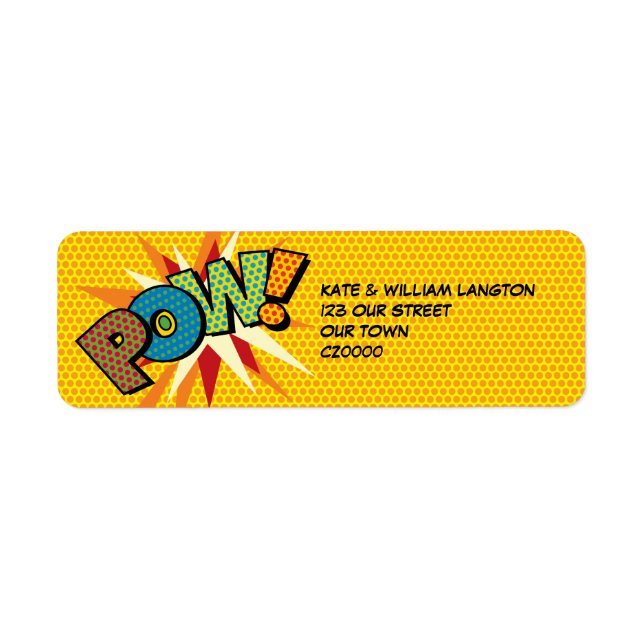 POW Fun Retro Comédie livre Pop Art (Devant)