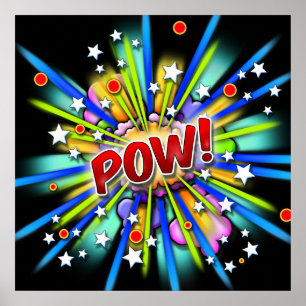 POW ! Impression d'explosion