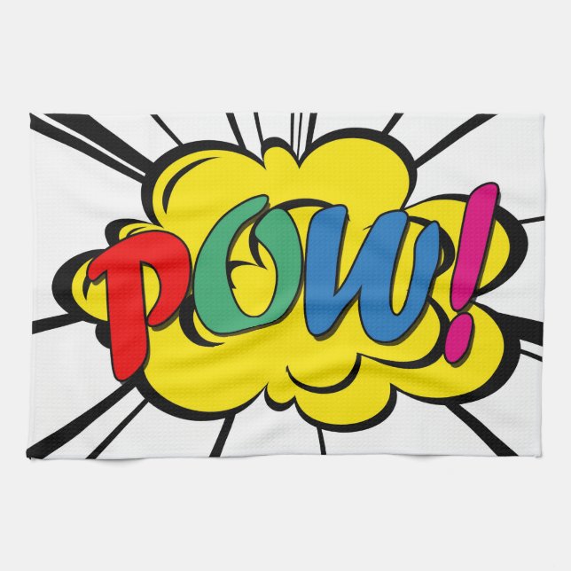 Pow! Kitchen Towel (Horizontal)