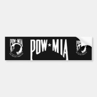 POW MIA Bumper Sticker