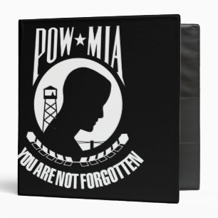 POW-MIA flag Binder