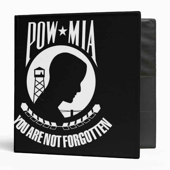 POW-MIA flag Binder (Front/Inside)