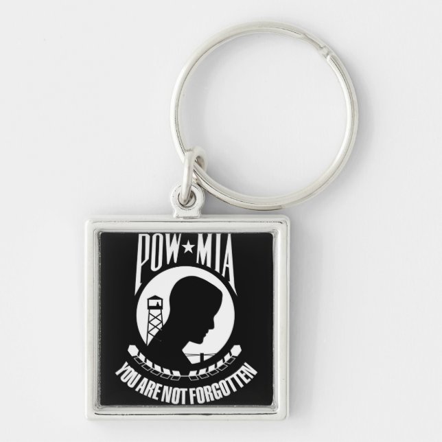 POW-MIA flag Keychain (Front)