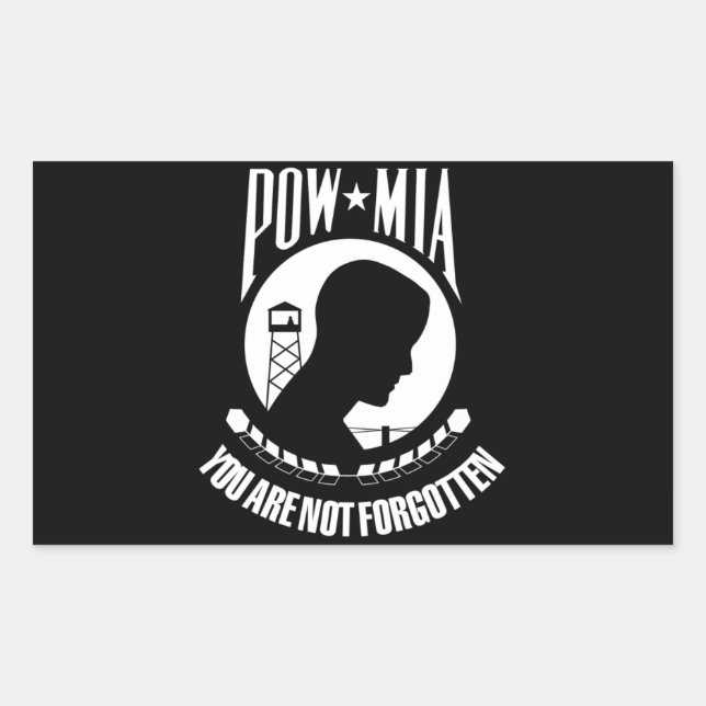 POW MIA Flag Sticker (Front)