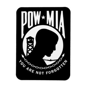 POW MIA Flexable Magnet