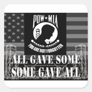 "POW-MIA" Military Stickers