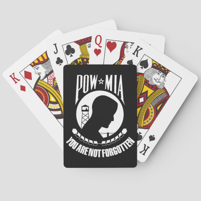 "POW MIA Playing Cards" Playing Cards (Back)