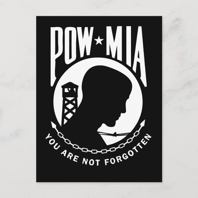 POW MIA Postcard (Front)