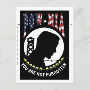 POW/MIA POSTCARD