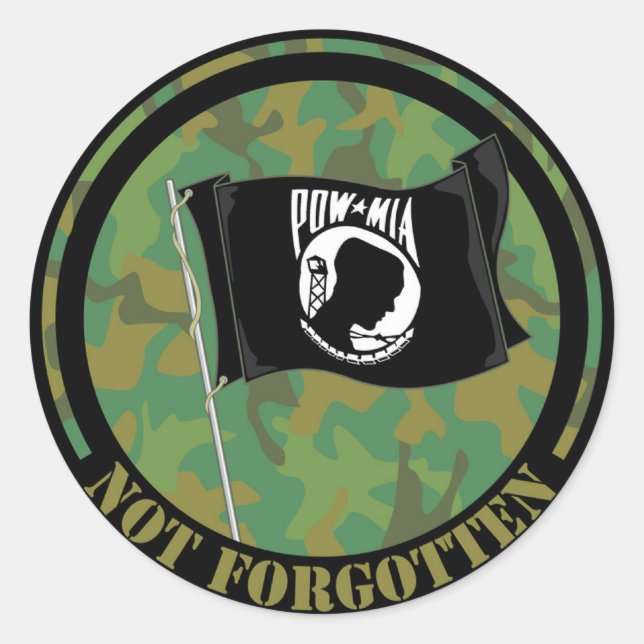 POW MIA stickers (Front)
