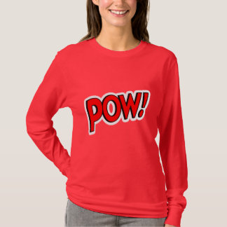 POW! Screwball Graphics Red Long Sleeve T-Shirt