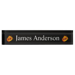 Pow Superhero Fight Nameplate